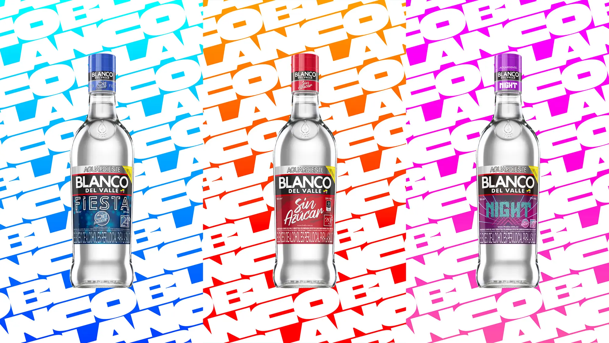 SERVÍTE UN BLANCO: three product variants shown on phone mockups